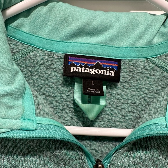 Patagonia 1/4 zip Better Sweater TEAL - Picture 4 of 7